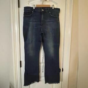 jeansexpress barely boot flare high rise jeans EUC 16 short